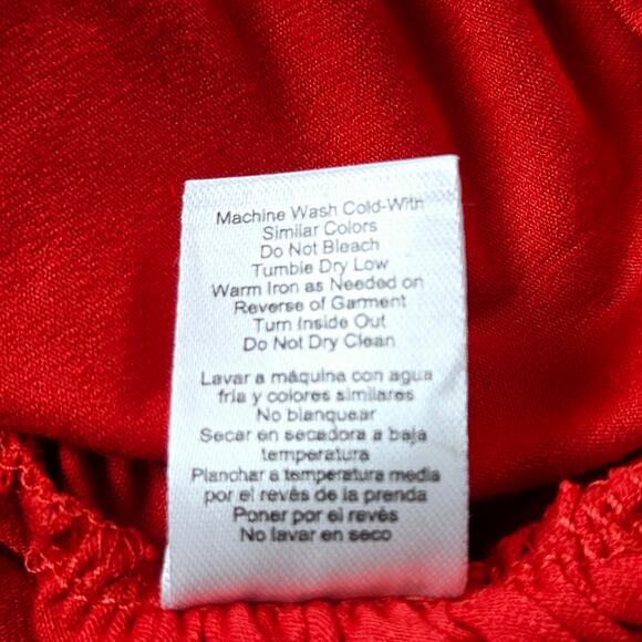 Venus EUC crisscross back sleeveless top Small Valentine red - Picture 8 of 17